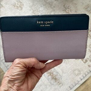 Kate Spade Navy/Lavender Wallet